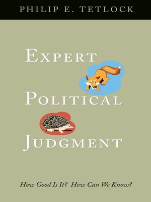 cover image of Expert Political Judgment